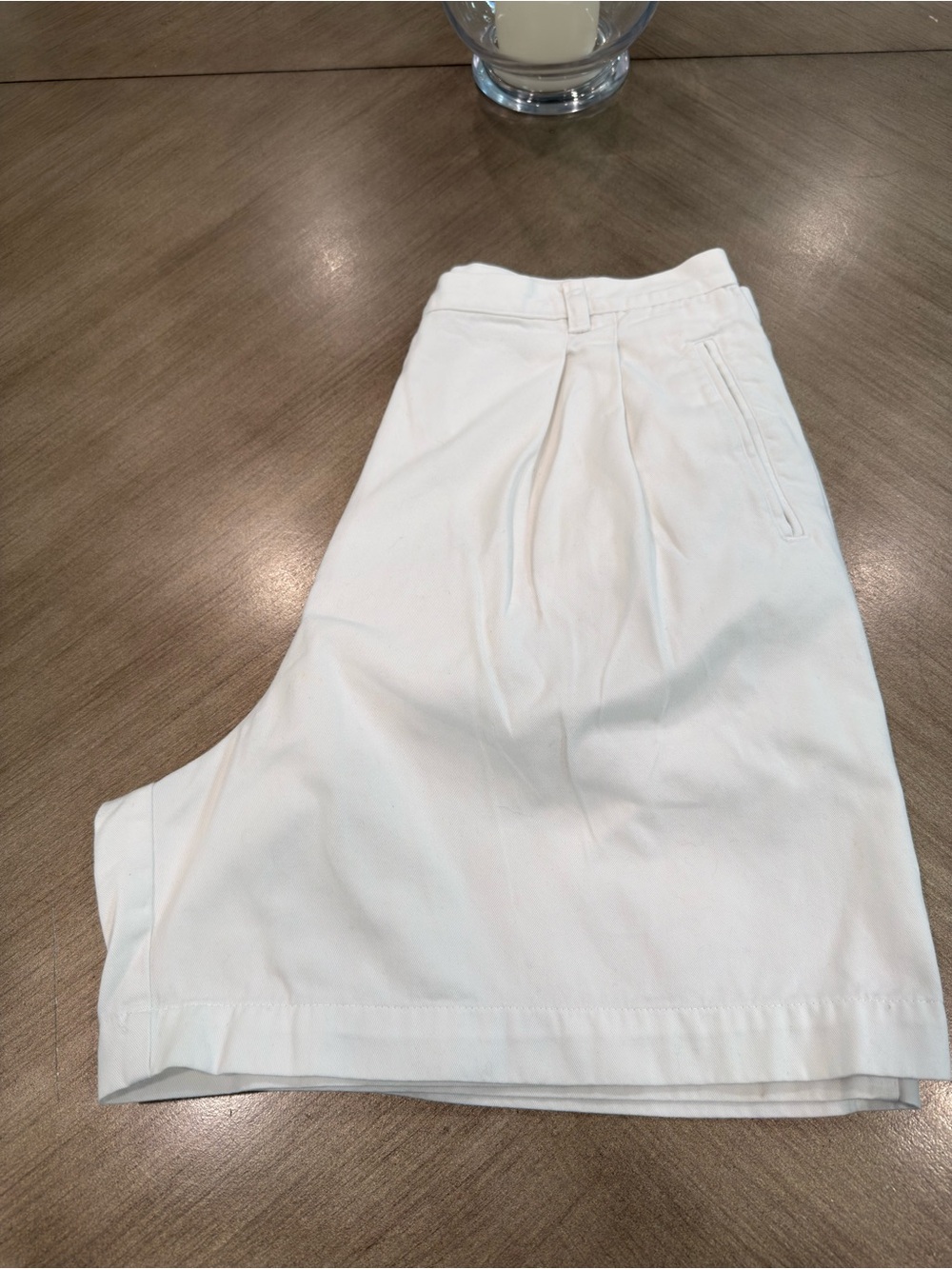 Jones New York Sport 100% Cotton White Utility Shorts Size 14 Casual Beach Walk - Picture 4 of 5